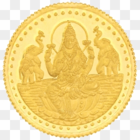 1 Pavan Gold Coin, HD Png Download - lakshmi png