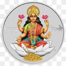 Perth Mint Diwali Coin, HD Png Download - lakshmi png