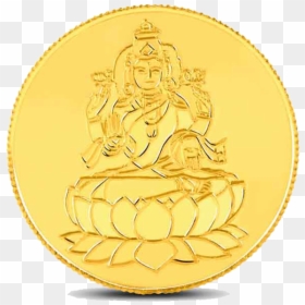 15 Gm Gold Coins, HD Png Download - lakshmi png