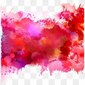 Watercolor Splash Calligraphy Background, HD Png Download - water color png