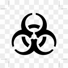 Biohazard Infectious Waste Sign, HD Png Download - biohazard symbol png