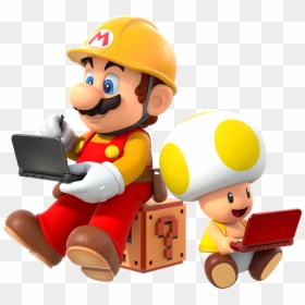 Super Mario Maker Mario, HD Png Download - paper mario png