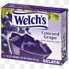 Welch's Concord Grape Gelatin, HD Png Download - grape png