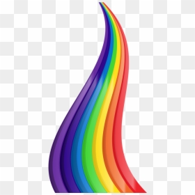 Rainbow Colors Clipart, HD Png Download - straight line png