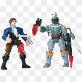 Han Solo Y Boba Fett Hero Mashers, HD Png Download - boba fett png