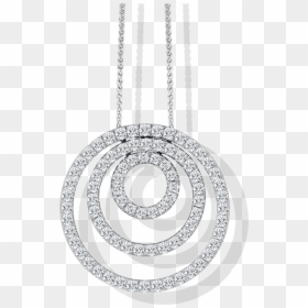 Triple Circle Of Life Jack Friedman - Circle Of Life Diamond Triple Pendants, HD Png Download - diamond circle png