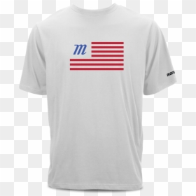 Tri Blend Short Sleeve Graphic T Shirt With Marucci - Marucci Baseball Shirts, HD Png Download - 4th of july banner png