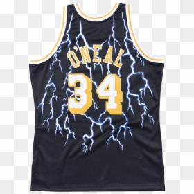 Mitchell And Ness Lightning Jersey, HD Png Download - shaquille o'neal lakers png