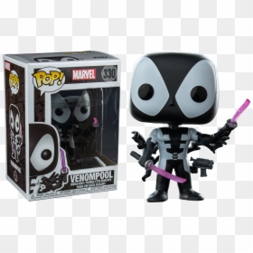 Venompool Funko Pop, HD Png Download - deadpool head png