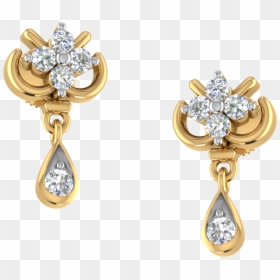Mia Tanishq Jewellery Earrings, HD Png Download - honey drop png