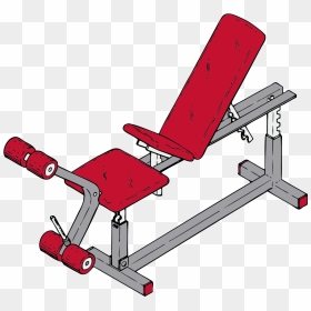 Angle,exercise Machine,exercise Equipment - Exercise Equipment Clipart Png, Transparent Png - gym equipment png