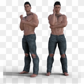 Fitness Man Png - Full Body Sexy Men Png, Transparent Png - fitness man png