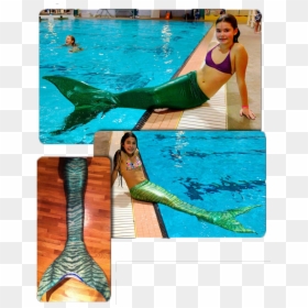 The Green Tail - Swimming Pool, HD Png Download - mermaid tails png