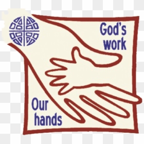 Gods Work Our Hands Clipart, HD Png Download - gods hands png