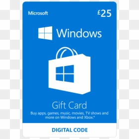 Windows Store Gift Card, HD Png Download - xbox gift card png