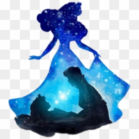 Disney Princess Watercolor Painting Drawing Lilo Pelekai - Watercolor Disney Princess Silhouette, HD Png Download - lilo and stitch characters png