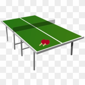 Transparent Table Clipart Png - Ping Pong Table Clip Art, Png Download - beer pong table png