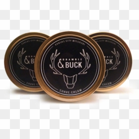 Bramble & Buck Shaving Cream Tins - Shaving Cream Tin, HD Png Download - shaving cream png