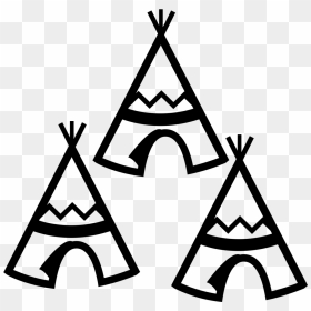 Svg Free Cornish Tipi Holidays Our Site Village Field - Teepee Clipart Black And White, HD Png Download - tipi png