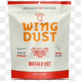 Buffalo Hot Wing Dust Front View Kosmo"s Q - Buffalo Wing, HD Png Download - buffalo wing png