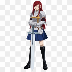 Fairy Tail Characters Full Body, HD Png Download - erza png