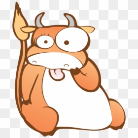 Funny Cartoon Beef Bull, HD Png Download - animal nose png