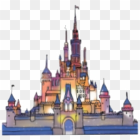 Castle Queen Disney Suenos Disneyworld Tumblr Cool - Castle Disney Logo Transparent, HD Png Download - disneyland castle png