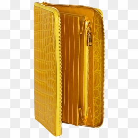 Wallet, HD Png Download - gold zipper png