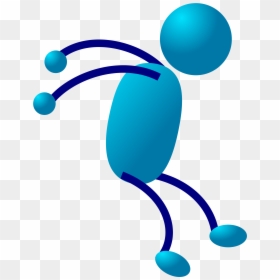 Stick Man Running, HD Png Download - fitness man png
