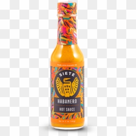 Siete Habanero Sauce, HD Png Download - sriracha bottle png