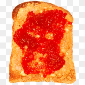 Toast With Jam Png, Transparent Png - peanut butter and jelly png
