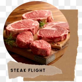 Steak Flight Image - Carne Para Cocido, HD Png Download - beer and wine png