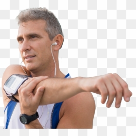 Mature Man Exercising - Old Man Exercise Png, Transparent Png - fitness man png