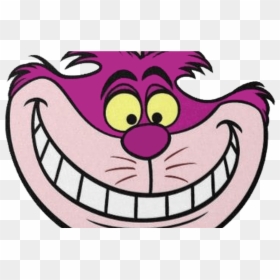 Cheshire Cat Face Clipart - Alice In Wonderland Cheshire Cat Face, HD Png Download - alice in wonderland cat png
