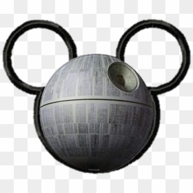 Mickey Mouse Head Outline, HD Png Download - star wars death star png