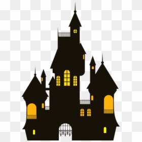 Transparent Halloween Castle Png, Png Download - disneyland castle png
