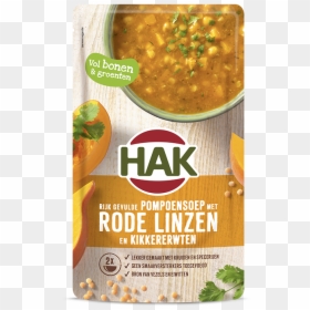 Pumpkin Soup With Red Lentils And Chickpeas - Hak Soep In Zak, HD Png Download - tomato soup png