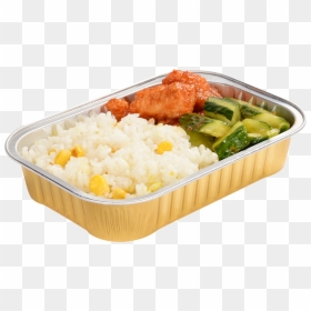 Airline Disposable Food Grade Aluminium Foil Container - White Rice, HD Png Download - aluminum foil png