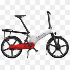 White/red - Folding E Bike, HD Png Download - bmx bike png