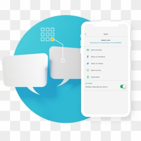 Analyze And Share Results - Survey Monkey Ui Mobile, HD Png Download - surveymonkey logo png