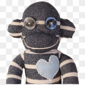 Stuffed Toy, HD Png Download - sock monkey png