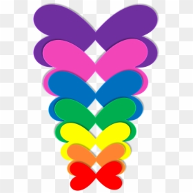 Rainbow Flower Cliparts 19, Buy Clip Art - Velicine Odece Za Bebe, HD Png Download - coraçao png