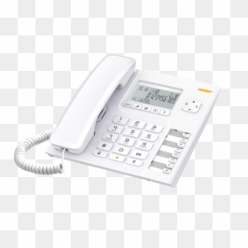 Alcatel T76 - Photo - Alcatel Temporis T56 White, HD Png Download - black phone png