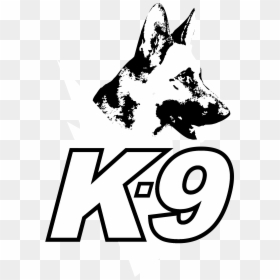 K9 Grupo Logo Black And White - K9, HD Png Download - k9 png