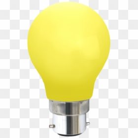 Led Lamp B22 A55 Outdoor Lighting - Yellow Bulb Led Png, Transparent Png - light source png