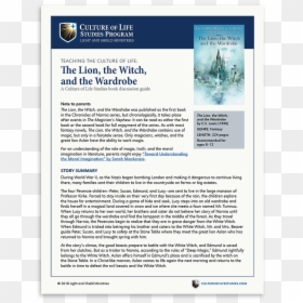 Book Discussion Guide - Witch And The Wardrobe Book, HD Png Download - narnia png