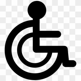 Wheelchair Symbol - Símbolo Silla De Ruedas, HD Png Download - wheelchair icon png