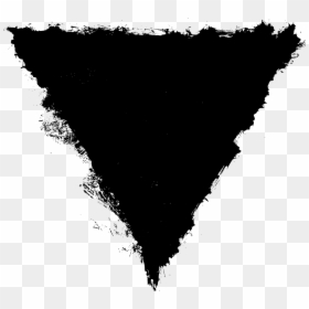 〰🔻〰 #triangle #black #grunge #triangleart #trianglesticker - Graphic Design, HD Png Download - grunge shape png