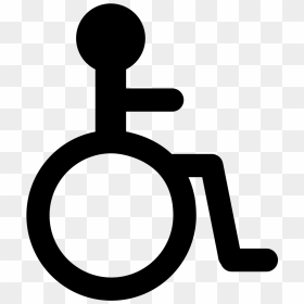 Silla De Ruedas Icon , Png Download - Person On Wheelchair Icon, Transparent Png - wheelchair icon png