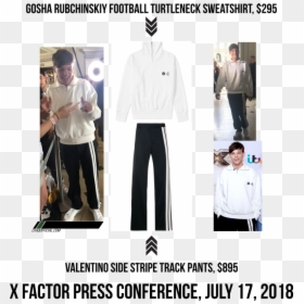 Transparent Turtleneck Clipart - Louis Tomlinson Outfits 2018 X Factor, HD Png Download - gucci shirt png